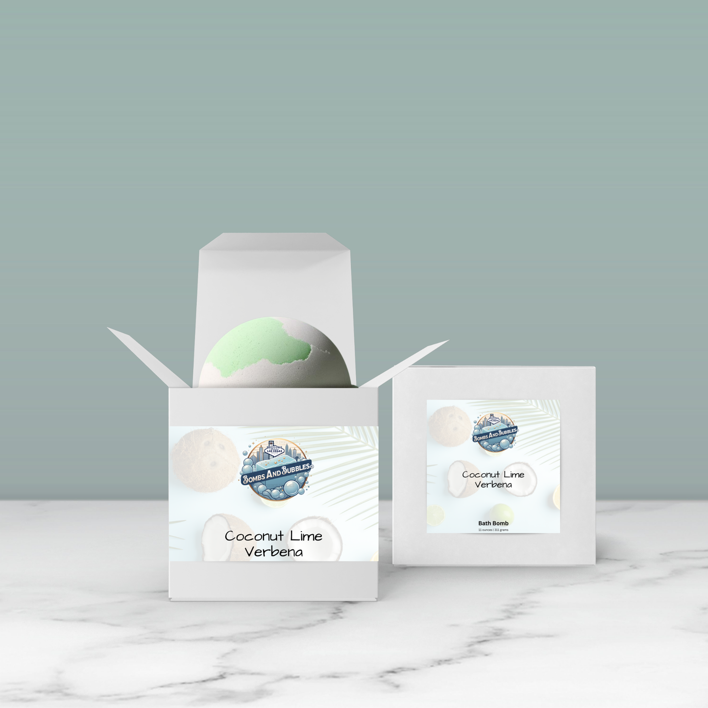 Coconut Lime Verbena Bath Bomb